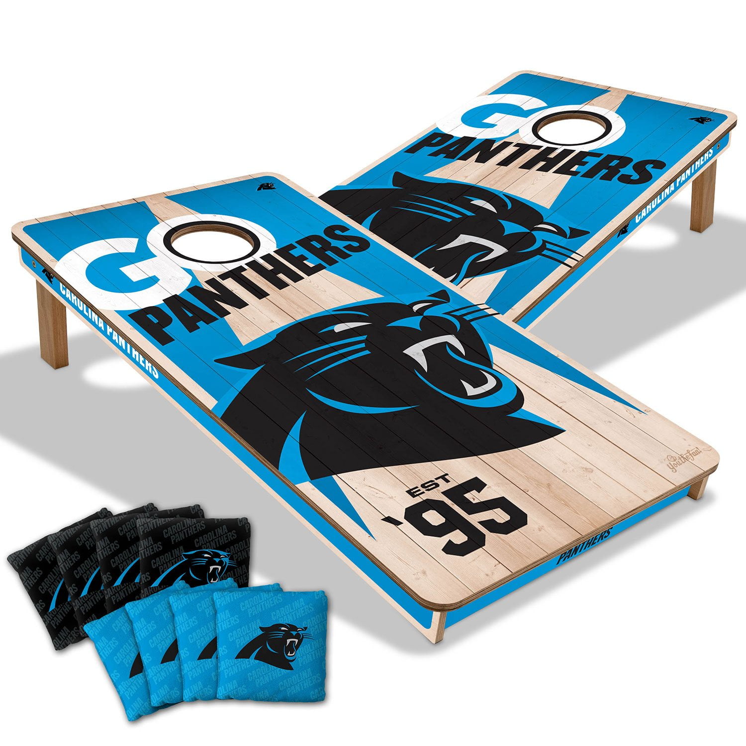 Official Size 2x4 Football Touchdown Helmet Cornhole Game main image 1