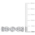 thumbnail image 3 of Round Cut White Sapphire Infinity Band in 14K Gold, 3 of 6