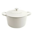 thumbnail image 3 of Martha Stewart 4-Quart and 7-Quart Enamel on Cast Iron Dutch Ovens, 2 Pack (Assorted Colors), 3 of 8