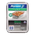 thumbnail image 1 of Reynolds Oblong Aluminum Foil Containers with Lids, 20 ct., 1 of 7