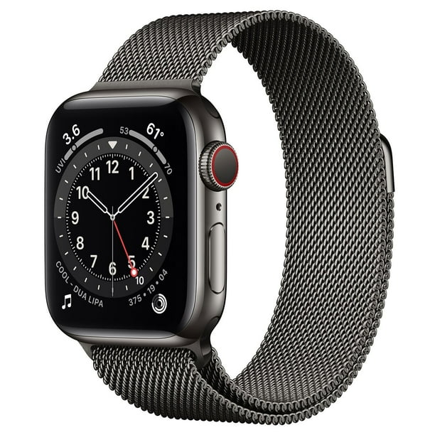 Apple Watch Series 6 Stainless Steel Case with Milanese Loop Apple Watch Series 6 Stainless Steel Case with Milanese Loop