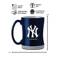thumbnail image 2 of Logo Brands New York Yankees 14oz Relief Mug Set, 2 of 4