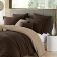 thumbnail image 3 of Modern Prewashed Crinkle Reversible Duvet Cover Set, Assorted Sizes, 3 of 5