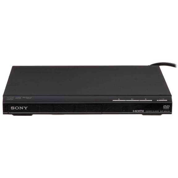 Sony DVD Player, Ultra compact design, HDMI Output, 1080P Upscaling, CD, JPEG, MP3 Playback, Multi Disc resume, Remote included