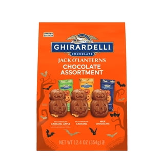 Ghirardelli Premium Chocolate Jack O' Lantern Shaped Chocolate Assortment, 12.4 oz