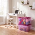thumbnail image 6 of Member's Mark 60 Quart Storage Tote, Assorted Colors, 17.2" D x 25.7" W x 12.0" H, 1 pack or 4 pack, 6 of 7