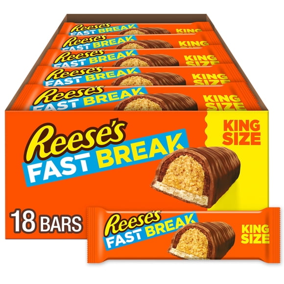 Reese's Fast Break Bar, King Size, 3.5 oz., 18 pk.