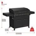 thumbnail image 3 of Nexgrill Daytona Pro 5-Burner NitroGuard Propane Gas Griddle w/ Cover, 3 of 12