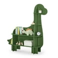 thumbnail image 7 of Delta Children Dinosaur Shaped Bookcase, Green, 7 of 9
