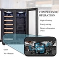 thumbnail image 9 of Lanbo 24 Inch 18 Bottle and 55 Can Wine and Beverage Refrigerator, 9 of 15