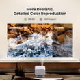 thumbnail image 3 of Yaber L2 Plus Projector with 100 inch Screen for Home & Outdoor, 3 of 9