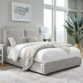 thumbnail image 1 of details by Becki Owens Harper Upholstered Bed Frame, Assorted Colors & Sizes, 1 of 15