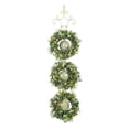 thumbnail image 2 of Member's Mark Pre-Lit 3 Wreath Door Hanger, 2 of 5