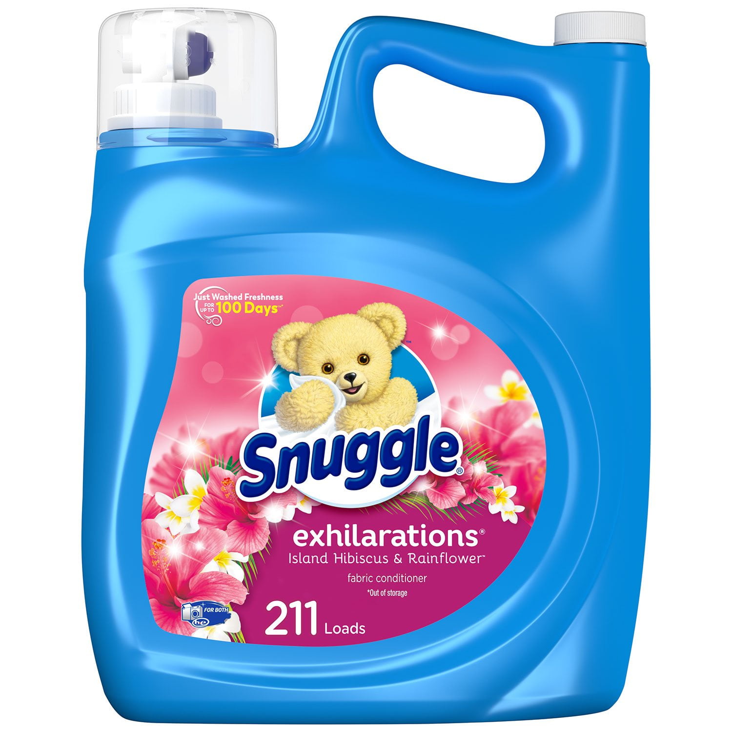 Snuggle Liquid Fabric Softener, Island Hibiscus, 211 loads, 180 fl