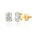 thumbnail image 2 of Lab Created 2.00 CT. T.W. Fancy Cut Diamond Stud Earrings in 18K Gold, 2 of 5