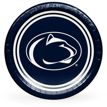 Collegiate Round Paper Plates, 10", 85 ct., Choose Your Team