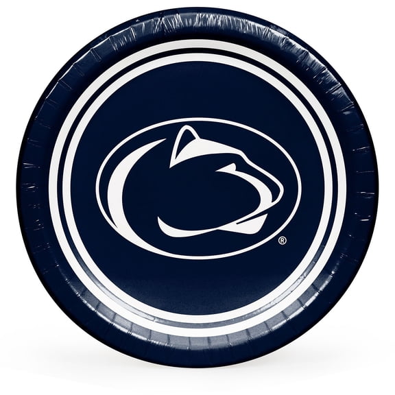 Collegiate Round Paper Plates, 10", 85 ct., Choose Your Team