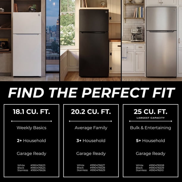 Kenmore 18.1 cu. ft. Top Mount Refrigerator w/ Pocket Handle
