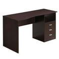 thumbnail image 2 of Techni Mobili Classic Computer Desk with Multiple Drawers, Dark Brown, 2 of 9