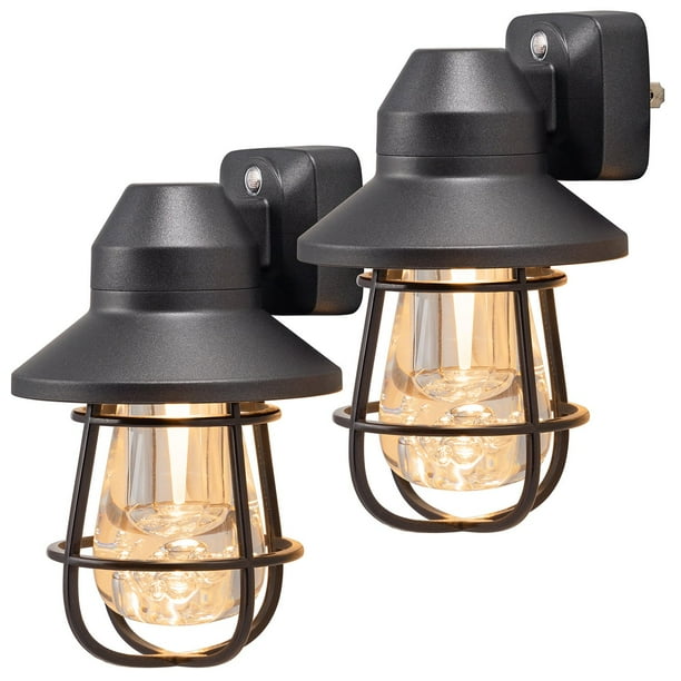 EcoScapes Vintage Black Cage LED Night Light