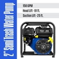 thumbnail image 7 of Westinghouse 2 in. Gas Powered Semi Trash Water Pump, 7 of 14