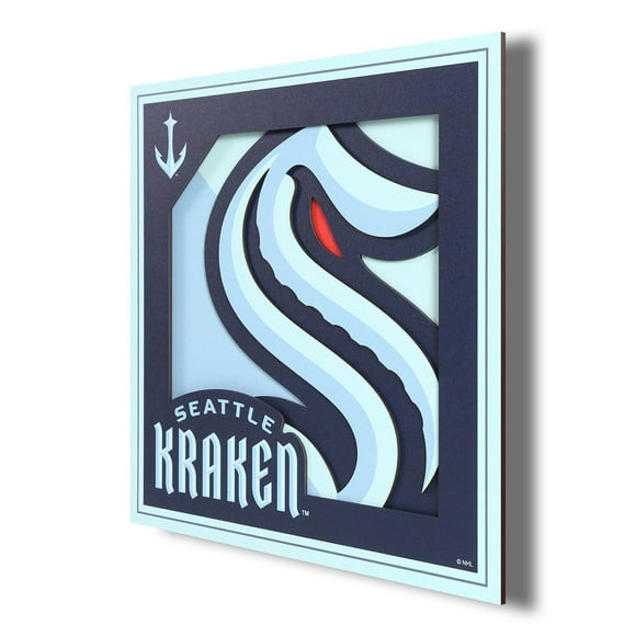 YouTheFan NHL 3D Logo Series Wall Art - 12x12, Assorted Teams