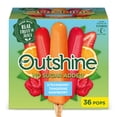 thumbnail image 1 of Outshine NSA Strawberry, Tangerine, and Raspberry Frozen Mini Fruit Pops, 36 Count, 1 of 5