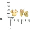 thumbnail image 4 of Disney Mickey or Minnie Mouse Earring in 14K Gold, 4 of 6