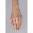 thumbnail image 7 of Round Cut Semi Eternity Diamond Band in 14K Gold, 7 of 7