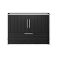 thumbnail image 2 of HH2 Home Tasmin Wood Twin Murphy Bed Cabinet with Mattress, 2 of 19