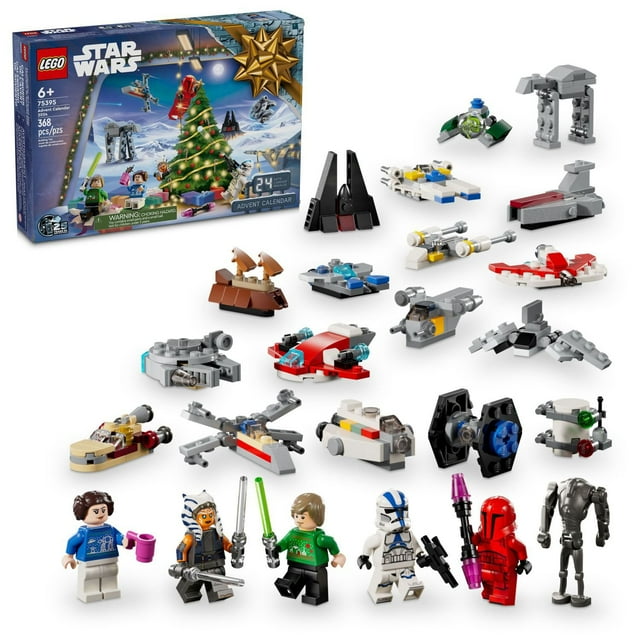 LEGO Star Wars 2024 Advent Calendar Kids Building Set Toy, 368 pcs.