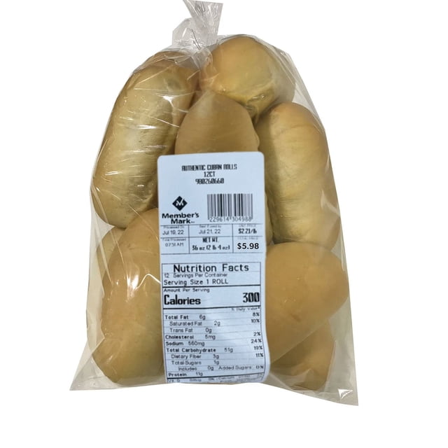 Member's Mark Fresh Baked Authentic Cuban Rolls 12 ct.