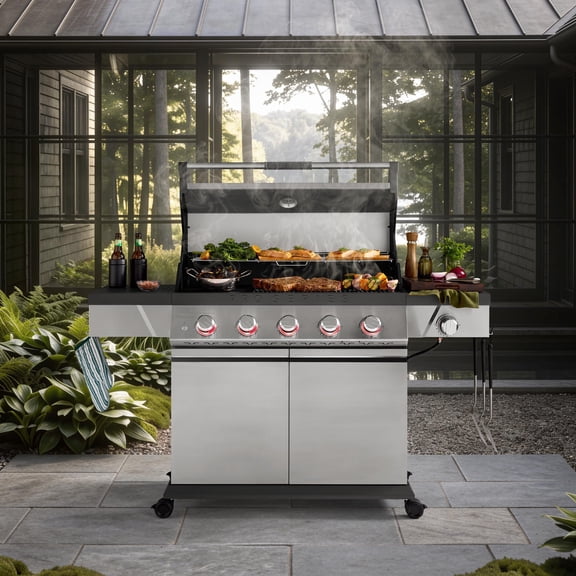 Member's Mark Pro Series 5-Burner Stainless Steel Propane Gas Grill