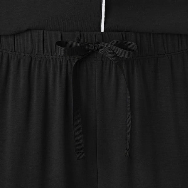 T-shirt Donna Pieces - Pcria Ss Tee Stripes Noos Bc - Nero
