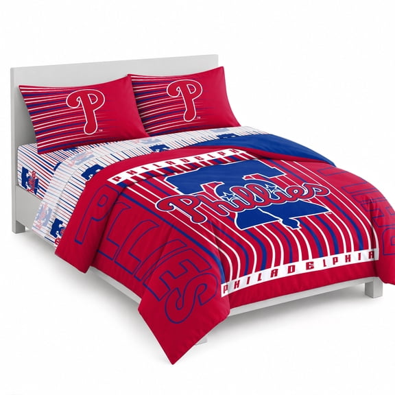 Logo Brands Philadelphia Phillies Bed-In-A-Bag Set