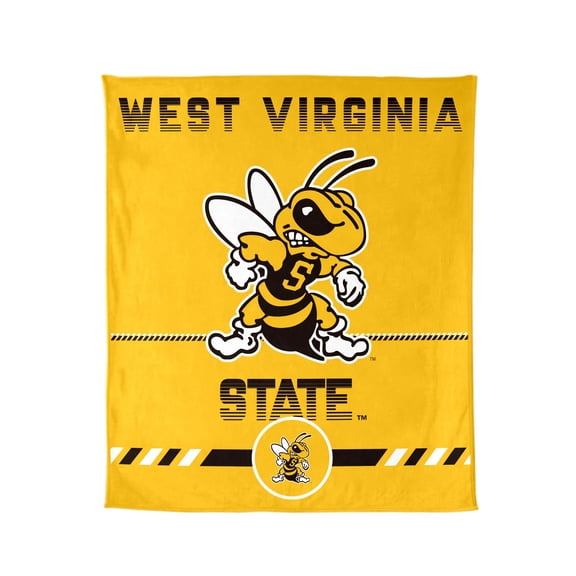 Logo Brands West Virginia State Yellow Jackets 60"x70" Super Plush Blanket