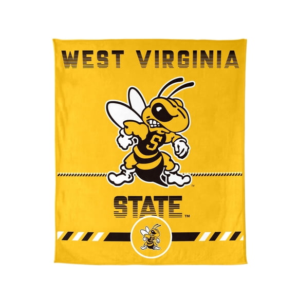 Logo Brands West Virginia State Yellow Jackets 60"x70" Super Plush Blanket