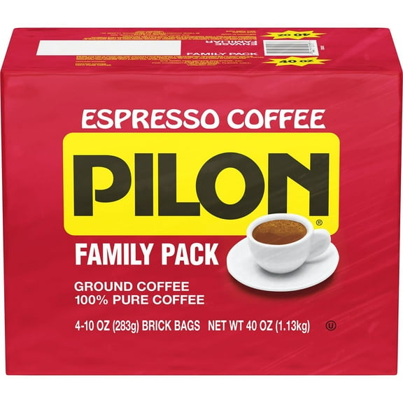 Cafe Pilon Espresso Ground Coffee 10 oz., 4 pk.