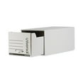 thumbnail image 2 of Universal® Heavy-Duty Storage Box Drawer, Letter, 14" x 25 1/2" x 11 1/2", White, 6/Carton, 2 of 7