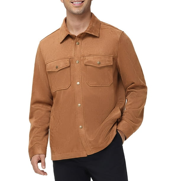 Frye Men's Faux Suede Shirt Jacket - Samsclub.com