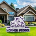 thumbnail image 2 of Logo Brands TCU Horned Frogs Pre-Lit 7’x10’ Team Inflatable, 2 of 6
