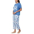thumbnail image 2 of Character Women's Short Sleeve and Pant Pajama Set, 2 of 7