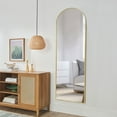 thumbnail image 2 of Member's Mark 22" x 67" Metal Arch Floor Easel Mirror, Black or Brass, 2 of 8