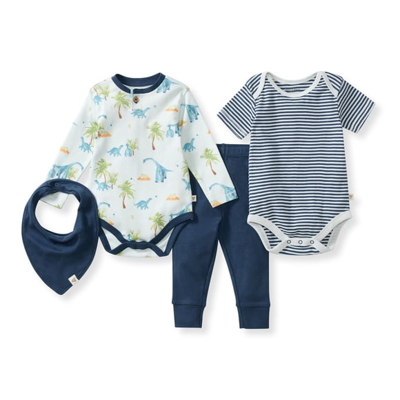 Burt's Bees Baby Organic Cotton 4-Piece Outfit Set