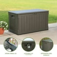 thumbnail image 3 of Lifetime 116 Gal. Outdoor Storage Deck Box, 3 of 19
