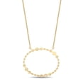 thumbnail image 3 of 0.80 CT. T.W. Open Oval Round Cut Diamond Necklace in 14K Gold, 3 of 6