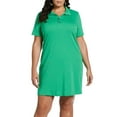 thumbnail image 1 of Rafaella Women's Plus Size Short Sleeve Mini Dress, 1 of 4