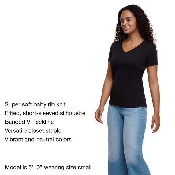 Eddie Bauer Women's Short Sleeve V-Neck T-Shirt - Samsclub.com
