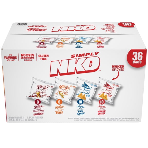 Frito Lay Simply NKD Variety Pack Snack Mix, 36 pk.