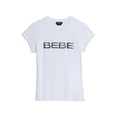 thumbnail image 4 of Bebe Women's Short Sleeve Rhinestone Logo T-Shirt, 4 of 6